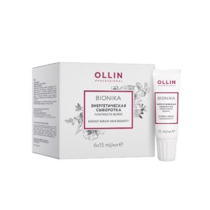 OLLIN, Энергетическая сыворотка «Плотность волос» Ollin BioNika, 6*15 мл