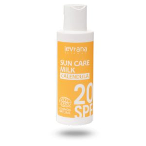 LEVRANA, Солнцезащитное молочко для лица и тела "Календула" 20 SPF, 150 мл