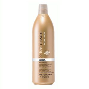 INEBRYA, Шампунь для волос оживляющий с маслом арганы Pro-Age Shampoo Argan Age, 1000 мл