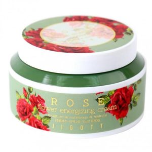 JIGOTT, Тонизирующий крем для лица с экстрактом Розы Rose Flower Energizing Cream, 100 мл