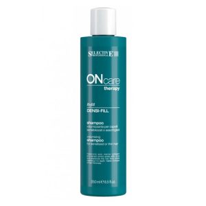 SELECTIVE, Шампунь филлер для ухода за поврежденными и тонкими волосами On Care Refill Densi-fill, 250 мл
