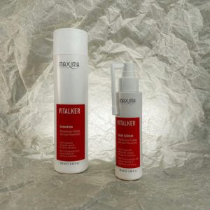 MAXIMA, Набор MAXIMA VITALKER (PREVENZIONA CADUTA SHAMPOO) Шампунь от выпадения волос, 250 мл + MAXIMA Vitalker Сыворотка от выпадения, 90 мл