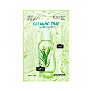Peripera Успокаивающая маска Time Sheet 01 Teatree Relief Calming
