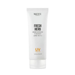 Nacific Солнцезащитный крем Fresh Herb Origin Sunblock 50 мл (Календула)