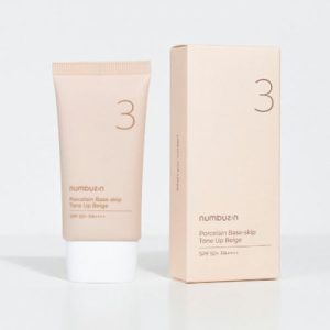 NUMBUZIN Тон-ап крем №3 Фарфоровая основа-скип Tone Up Beige 50мл