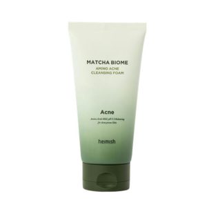 Heimish Нежная кремовая пенка для ухода за проблемной кожей Matcha Biome Amino Acne Cleansing Foam 150мл