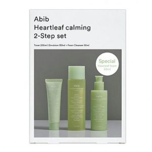 Abib Набор Heartleaf Calming 2-step set(Тонер 200мл + Эмульсия 130мл+ Пенка 50мл)