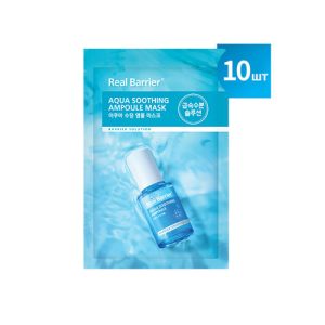 Real Barrier Увлажняющая маска Aqua Soothing Ampoule Mask 28ml (10шт)
