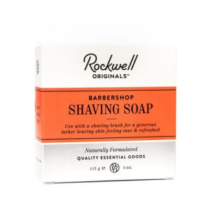 Твердое мыло для бритья Rockwell, аромат кедра и нероли, 113 гр