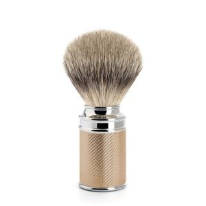 Помазок MUEHLE TRADITIONAL, барсучий ворс высшей категории Silvertip, розовое золото