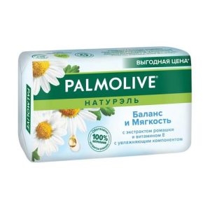 Туалетное мыло Palmolive Натурэль "баланс и мягкость" с экстрактом ромашки и витамином Е 150г