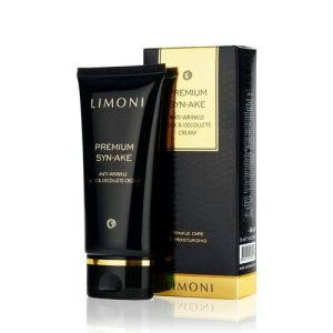 Антивозрастной крем для шеи и декольте LIMONI Premium Syn-Ake Anti-Wrinkle со змеиным ядом 75мл