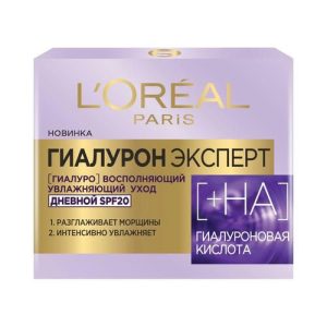 Дневной крем для лица L'Oreal Paris Гиалурон Эксперт увлажняющий уход SPF 20 50мл