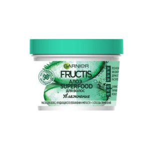 Маска для волос Fructis Superfood 3 в 1 с алоэ, увлажнение 390мл