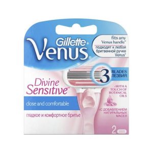 Кассеты для станка Venus Divine Sensitive сменные 2шт