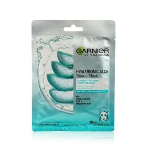 Тканевая алоэ - маска для лица Garnier Skin Naturals с гиалуроновой кислотой