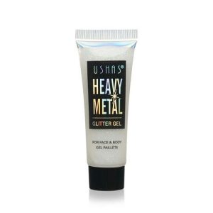 Глиттер - гель для век USHAS Heavy Metal, Прозрачный, 20г