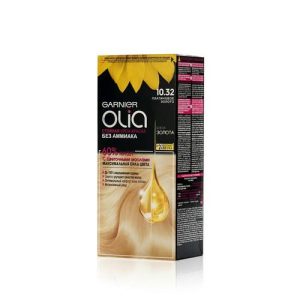 Крем - краска для волос Garnier Olia 10.32, Платиновое золото, 112мл