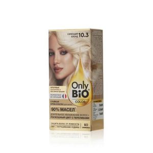 Крем - краска для волос Only Bio Color 10.3, Сияющий блонд, 115мл