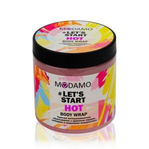 Горячее обертывание для коррекции фигуры Modamo #Let's Start "Hot" с красным перцем 500мл