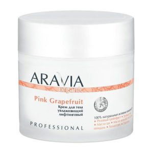 Крем для тела Aravia Professional Organic "Pink Grapefruit" лифтинговый, увлажняющий 300мл