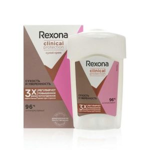 Женский дезодорант - крем Rexona Clinical Protection "Сухость и уверенность" 45мл