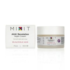 Ночной крем для лица Mixit AHA! Revolution с гликолиевой кислотой 5%, 50мл