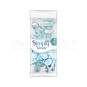 Одноразовые станки Venus Satin Care Simply для бритья 4шт