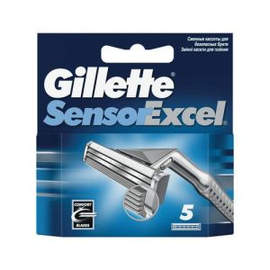 Кассеты для станка Gillette Sensor Excel сменные 5шт