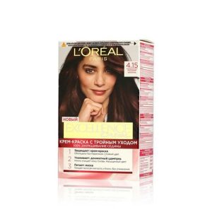 Стойкая крем - краска L`Oreal Paris Excellence Creme для волос 4.15 Морозный шоколад