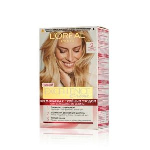 Крем - краска L`Oreal Paris Excellence Creme стойкая для волос 9 Очень светло-русый