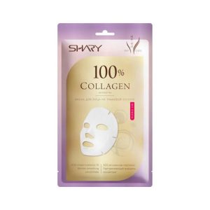 Маска Shary для лица, на тканевой основе "100% коллаген" 20г