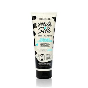 Шампунь для волос Delicare Milk & Silk "питание" 250мл