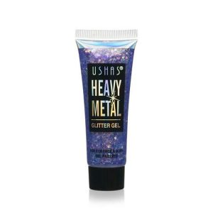 Глиттер - гель для век USHAS Heavy Metal, Фиолетовый, 20г