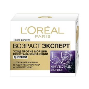 Дневной крем L`Oreal Paris Возраст Эксперт для лица против морщин 55+ 50мл