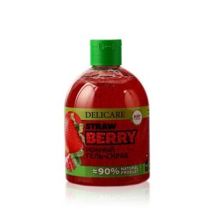 Гель - скраб для душа Delicare Fruit Peeling "Strawberry" 485мл