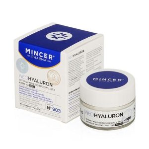 Интенсивно восстанавливающий ночной крем для лица Mincer Pharma Neo Hyaluron с гиалуроновой кислотой 50мл