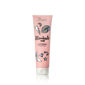Мерцающее молочко для тела 7 days Illuminate me " Rose girl " 150мл