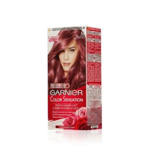 Стойкая крем - краска для волос Garnier Color Sensation с эссенцией розы 6.2 Кристально розовый блонд 112мл