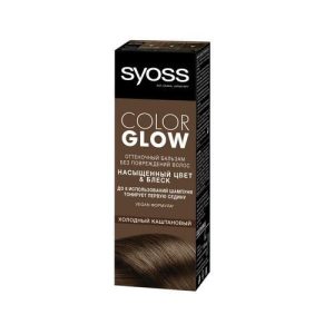 Оттеночный бальзам для волос Syoss Color Glow Каштановый 100мл