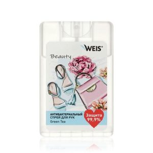 Антибактериальный спрей для рук WEIS "зеленый чай" 20мл