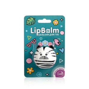 Бальзам для губ Lip Balm "Зебра" с ароматом банана 6,5г