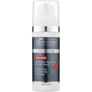Bielenda Professional SupremeLab For Men - Увлажняющий и успокаивающий крем для лица, 50 мл.