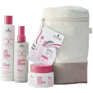 Schwarzkopf Professional Bonacure Geschenkset Color Freeze (shm/250ml + cond/200ml + mask/200ml + bag/1pc) - Набор