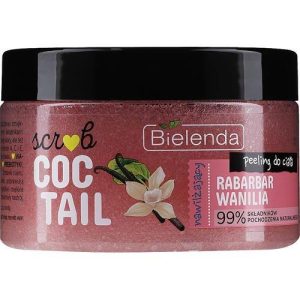 Bielenda Scrub Coctail Rabarbar & Vanilla - Увлажняющий скраб для тела "Рабарбар и ваниль", 350 г.
