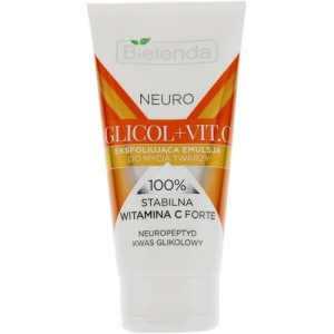 Очищающая эмульсия для лица - Bielenda Neuro Glicol + Vit.C, 150 г.