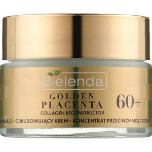 Bielenda Golden Placenta Collagen Reconstructor - Подтягивающий и восстанавливающий крем-концентрат против морщин 60+, 50 мл.