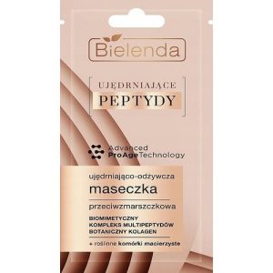 Bielenda Firming Peptides Anti-Wrinkle Mask - Укрепляющая и питательная маска против морщин, 8 г.