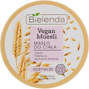 Bielenda Vegan Muesli Nourishing Body Butter - Масло для тела питательное "Овес, пшеница, рисовое молоко", 250 мл.