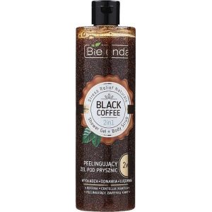 Bielenda Stress Relief Naturals Black Coffee - Скраб-гель для душа 2в1 "Черный кофе", 400 г.